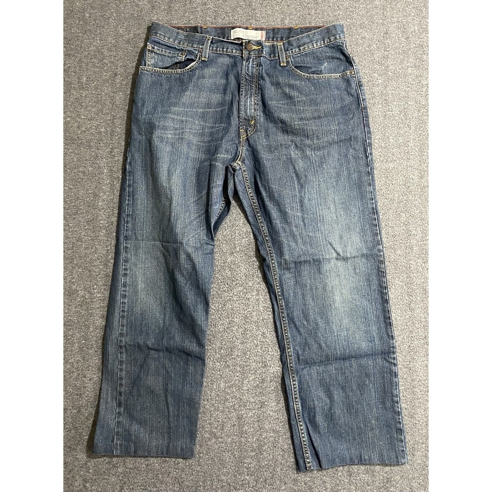 Levis 559 Jeans Men Relaxed Straight Medium Wash Denim Pants Size 38/32